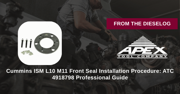 ATC 4918798 Cummins front seal installation procedure step-by-step